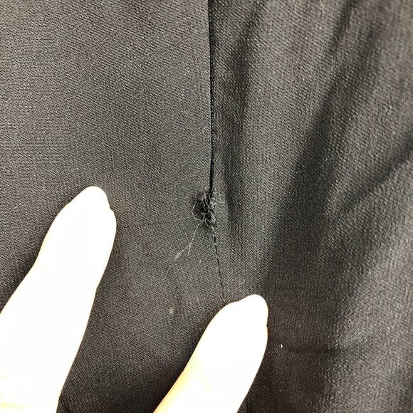 NWT PINKO Black Long Sleeve Stretch Asymmetric Hem Mini Sequin Dress Sz 12/EU 44 - Picture 14 of 16